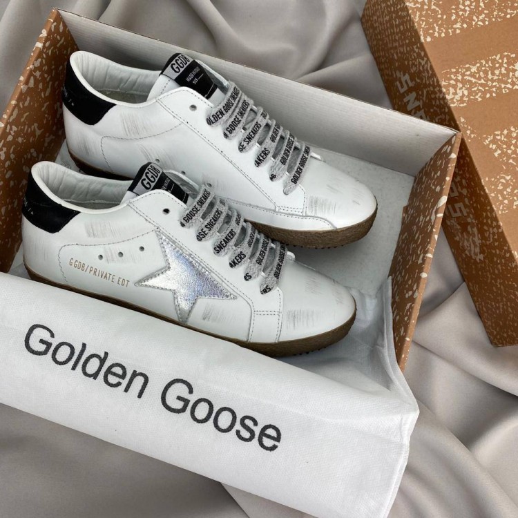 GOLDEN GOOSE SUPER STAR YILDIZ GUMUS SERİES